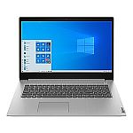 Lenovo IdeaPad 3 17IIL05 17.3" HD+ Laptop (i3-1005G1, 8GB, 256GB SSD, 81WF000TUS) $380