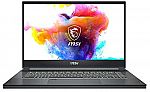 MSI Creator 15 A10SFS-287 15.6" UHD 4K Ultra Thin Bezel Thin and Light Professional Laptop (i7-10875H RTX 2070 32GB 1TB SSD) $1600
