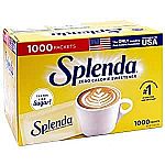 1000-Ct Splenda No Calorie Sweetener Individual Packets $12