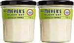 2-Ct 7oz Mrs. Meyer's Soy Aromatherapy Candle $7
