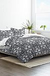 iEnjoy Home Collection 3-Piece Reversible Duvet Cover Set (Full/Queen) $25 and more