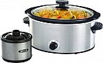 Bella 5-qt. Slow Cooker with Dipper $18 and more