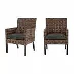 Home Depot - 2-Pack Fernlake Taupe Wicker Outdoor Patio Chair $149 (orig. $299) & More