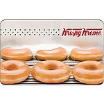 $30 Cold Stone Creamery $22.50, $25 Krispy Kreme Value Gift Card $18.75 and more