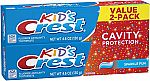 2-Ct Crest Kid's Cavity Protection Toothpaste $2.78 and more