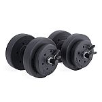 CAP Barbell 40-Pound Vinyl Dumbbell Set $22.12