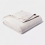 Room Essential Solid Fleece Bed Blanket $5 and more