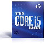 Intel Core i5-10600KF 6 Cores 12 Threads up to 4.8 GHz $199.99