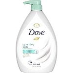 34-Oz. Dove Body Wash (Sensitive Skin) $5.73