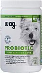 Amazon Select Accounts: Wag Probiotic Supplement Dog Soft Chews: 90-Ct $0.70