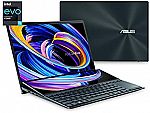 ASUS ZenBook Duo Dual Screen 14" FHD Touch Laptop (i5-1135G7 8GB 512GB) $980