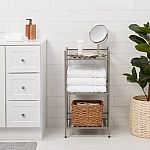 Threshold Square Tube 3 Tier Decorative Shelving Unit $17.49 and more