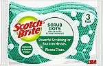 3-Ct Scotch-Brite Scrub Dots Heavy Duty Scrub Sponge $2.37