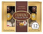 Ferrero Rocher Collection, 12 Count Gift Box $4