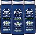 3-pk NIVEA MEN 16.9 oz 3-in-1 Body Wash $8