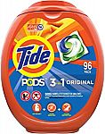 96-Ct Tide PODS Laundry Detergent HE (Original) $17.30 & More