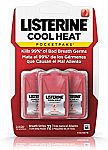 3-Pack Listerine Kills Bad Breath Germs Breath Strips (Cinnamon) $2.44