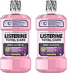 2-Pack 1L Listerine Total Care Anticavity Mouthwash (Fresh Mint) $8.57