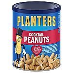 2 x 16oz Planters Cocktail Peanuts $3, 2 x Planters NUT-rition Energy Snack Mix $3 and more