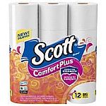 18-Ct Scott Paper Towels + 36-Ct Scott ComfortPlus Bathroom Tissue $15.40