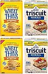 4-Boxes Wheat Thins Original and Triscuit Original Crackers Variety Pack $8