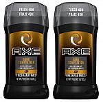 2-Count 3 Oz AXE Dual Action Deodorant Stick Free