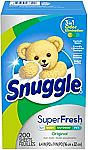 200 Ct Snuggle Plus SuperFresh Fabric Softener Dryer Sheets Original $4.89