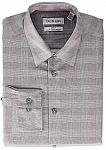 Calvin Klein Men's Non-Iron Slim Fit Stretch Dress Shirt (Burgundy Check) $10