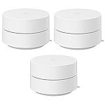 3-Pack Google Nest Wi-Fi AC1200 Wireless Dual-Band Gigabit Mesh Wi-Fi Router $160