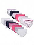 14-Pk Fruit of the Loom Girls' Cotton Brief Underwear $7.50