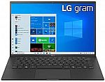 LG Gram 14Z90P 14" Ultra-Lightweight Laptop (i7-1165G7, WUXGA 1920x1200, 16GB, 512GB SSD, 25.5 Hours Battery, 2021 Model) $1229.99