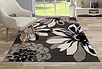 5'3" x 7'3" Rugshop Modern Flowers Area Rug $30