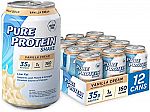 12 Pack Pure Protein Vanilla Cream Protein Shake (11oz Cans) $11.10