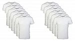 Gildan Men's Crew T-Shirt Multipack (6X Large + 6X X-Large) $12.50