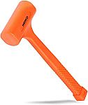 Neiko 02847A 2 LB Dead Blow Hammer, Neon Orange $3.90