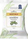 30-Ct Burt's Bees Sensitive Facial Cleansing Towelettes $3.52