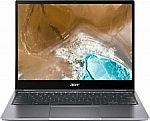 Acer Chromebook Spin 713 CP713-2W-3311 13.5" 2K Laptop (i3-10110U 4GB 64GB) $329
