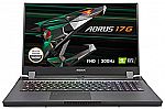 GIGABYTE AORUS 17G YC 17.3" FHD 300Hz Laptop (i7-10870H RTX 3080 32GB 1TB SSD YC-8US6450RH) $2599.98