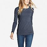 Eddie Bauer Women's Long-Sleeve T-Shirt $7.80 Shipped & more