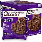 12 Count Quest Nutrition Double Chocolate Chip Protein Cookie $13.49