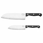 Chicago Cutlery Essentials 2pc Santoku/Partoku Knife Set $5.89