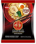 Nissin RAOH Ramen Noodle Soup, Soy Sauce, 3.77 Ounce (Pack of 6) $2.54