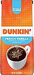 12oz Dunkin' French Vanilla Flavored Ground Coffee $3.41