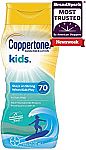 8 Oz Coppertone KIDS Water-Resistant SPF 70 Sunscreen Lotion $6
