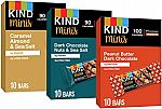 30-Count 0.7-Oz KIND Bar Minis Variety Pack $10.67