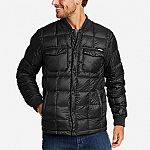 Eddie Bauer Men's Stratuslite Down Snap Jac $49.99 Shipped 