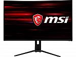 MSI Optix MAG322CQR 32" WQHD Curved Gaming Monitor $270