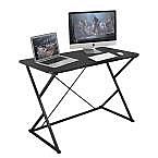 Veikous 43 in. Rectangular Black Gaming Desk Computer Table $61.50 & More