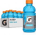 24-Pack 12-oz Gatorade Thirst Quencher (Cool Blue) $11 & More