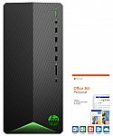 HP Pavilion Gaming Desktop TG01-2170m (RTX 3060, Ryzen 3 5300G) $912 + FREE MS 365 Personal 1yr